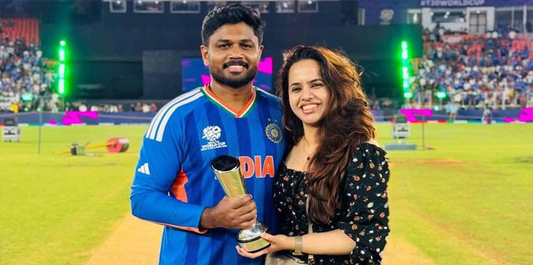 বিশ্বকাপ জেতার পরেই স্ত্রী চারুলতাকে প্রেমপত্র সঞ্জুর